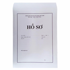 Bìa hồ sơ xin việc trắng F4 80 gsm